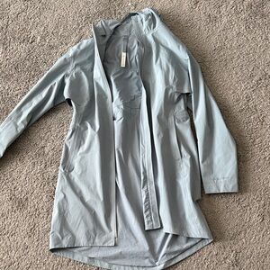 lululemon athletica Light Blue Rain Coat